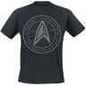 Star Trek T-Shirt - Picard - Starfleet Headquarters - M bis XXL - für Herren - schwarz