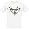 Fender T-Shirt - Scribble Men - M bis XXL - für Herren - weiß