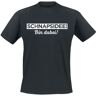 Alkohol & Party - Fun T-Shirt - Schnapsidee! Bin dabei! - M bis 5XL - für Herren - schwarz