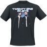 Twenty One Pilots T-Shirt - Tyler & Josh Posing - M bis XL - für Herren - schwarz