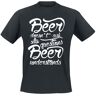 Alkohol & Party - Fun T-Shirt - Beer Doesn't Ask Silly Questions - Beer Understands - M bis 3XL - für Herren - schwarz