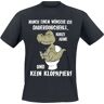 Tierisch - Fun T-Shirt - Manch einem wünsche ich Dauerdruchfall,... - M bis 3XL - für Herren - schwarz