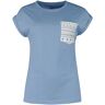 T-Shirt für Damen  blau "T-Shirt mit Brusttasche und Grafikmuster" von RED by EMP