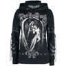 Gothicana by EMP - Gothic Kapuzenpullover - Gothicana X Anne Stokes - Schwarzer Kapuzenpullover mit Print und zahlreichen Details - XS bis 5XL - für Damen - schwarz