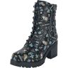 Boot für Damen  schwarz "Schnürboots mit Allover Print" von RED by EMP