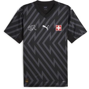Puma Tend the goal just like Swiss national team in this replica goalkeeper jersey. It's built with the same performance-focused, moisture-wicking construction as worn by the team on the pitch. This way you can save that last minute shot to secure a 