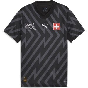 Puma Tend the goal just like Swiss national team in this replica goalkeeper jersey. It's built with the same performance-focused, moisture-wicking construction as worn by the team on the pitch. This way you can save that last minute shot to secure a 