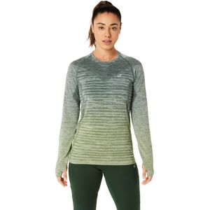 ASICS Seamless Top Langarm Laufshirt Grün M female