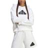 Adidas Future Icons Badge of Sport Hoodie Weiss L female
