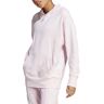 Adidas Relaxed Hoodie with Healing Crystals-Inspired Graphics Pink S female