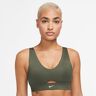 Nike Dri-FIT Indy Medium-Support Padded Plunge Cutout Sports Bra Grün L female