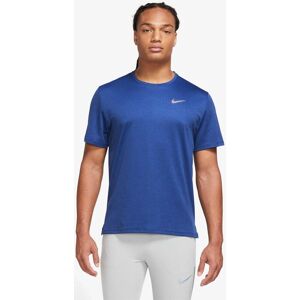 Nike Men's UV Miler Short-Sleeve Running Top Blau XL male