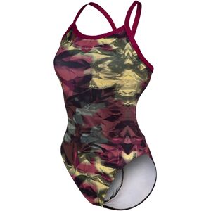 Arena - Arena Hero Camo SwimsuiChallenge Back - Damen - Badebekleidung - Rot - D42 Rot D42 female