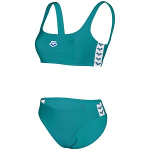 Arena - Arena Icons Bralette Solid Two Pieces - Damen - Badebekleidung - Grün - D34 Grün D34 female