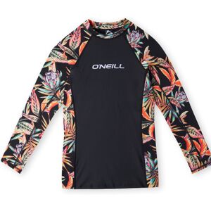 O'Neill PRINTED SKIN Langarm UV-Badeshirt Schwarz 155-163cm unisex