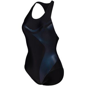 Arena Graphic SwimsuiY Back Schwarz D40 female