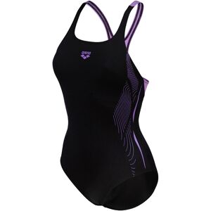 Arena SwimsuiSwiPro Back Graphic Lb Schwarz D38 female