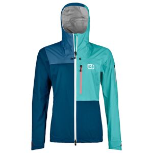 Ortovox 3L Ortler Hardshelljacke Blau S female