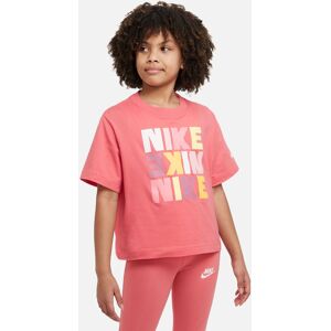 Nike Sportswear Big Kids (Girls) T-Shirt Pink L unisex