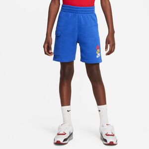 Nike Sportswear Big Kids' (Boy's) Fleece Cargo Shorts Blau XS unisex