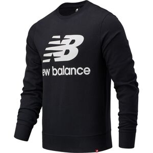 New Balance NB Essentials Stacked Logo Crew Schwarz XL male