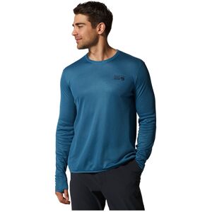 Mountain Hardwear AirMesh LS Crew Blau S male