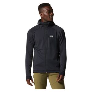 Mountain Hardwear Polartec Power Grid Full Zip Hoody Schwarz M male