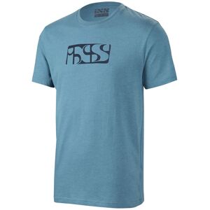 IXS Brand Tee Blau M male