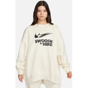 Nike W NSW FLC OS CREW GLS Weiss S female