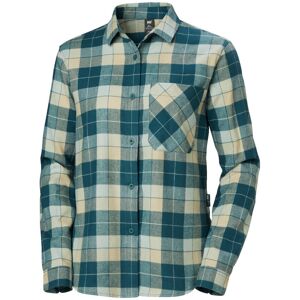 Helly Hansen W LOKKA ORGANIC FLANNEL LS SHT Braun S female