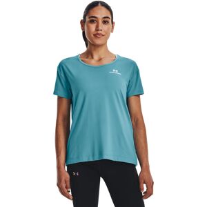 Under Armour - Rush Energy Core Fitnessshirt - Damen - Blau - L Blau L female