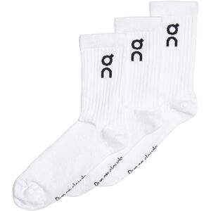 On Logo 3-Pack Laufsocken Weiss L unisex