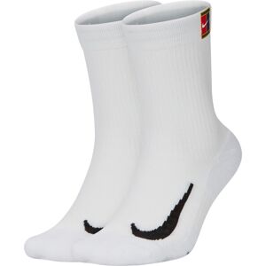 NikeCourt Multiplier Cushioned Tennis Crew Socks (2 Pairs) Weiss 34-38 unisex