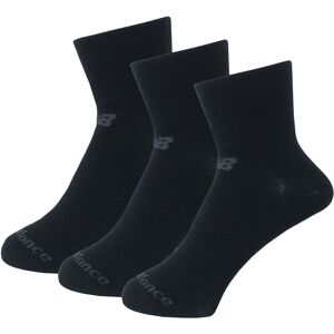 New Balance Performance Cotton Flat Knit Ankle Socks 3 Pair Schwarz M unisex