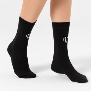 MOROTAI Brand Logo Crew Socken Schwarz 39-42 male