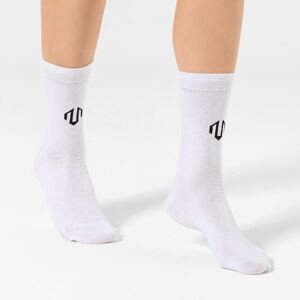 MOROTAI Brand Logo Crew Socken Weiss 39-42 male