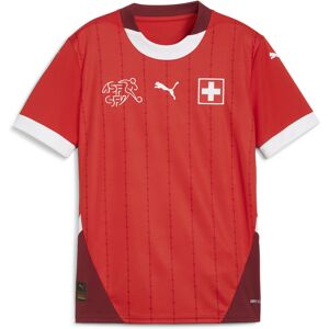 Puma The Switzerland 2024 Home Jersey celebrates the pride, precision, and passion of Swiss football. This jersey embodies the spirit of the national team, providing fans the look and feel of the team on the pitch that way they can support Switzerland to 