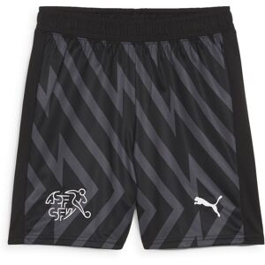 Puma Tend the goal just like Swiss national team in these replica goalkeeper shorts. They're built with the same performance-focused, moisture-wicking construction as worn by the team on the pitch. This way you'll keep flexible and can save that