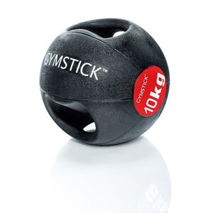 Gymstick Medizinball mit Griff Schwarz 10 kg unisex