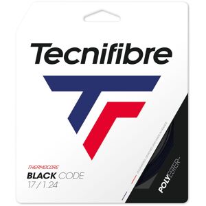 Tecnifibre Black Code 1,24mm Set à 12m Tennissaite Schwarz One-Size unisex