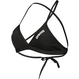 Arena TeaSwiTop Tie Back Solid Schwarz D32 female