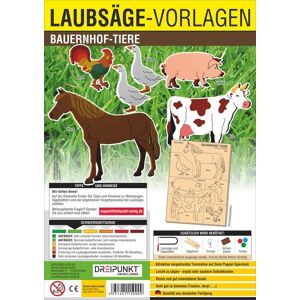 Schulze Media Laubsägevorlage Bauernhof-Tiere
