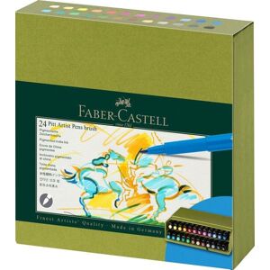 Faber-Castell Tuschestifte Pitt Artist Pens Brush, 24er Atelierbox Faber-Castell Tuschestifte Pitt Artist Pens Brush, 24er Atelierbox