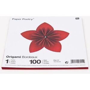 Rico Design GmbH & Co.KG ORIGAMI BORDEAUX, 15 X 15 CM Rico Design GmbH & Co.KG ORIGAMI BORDEAUX, 15 X 15 CM