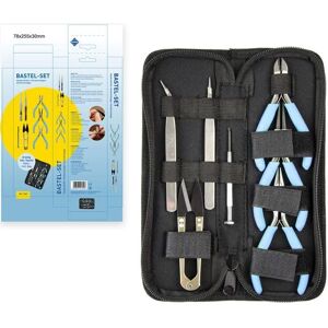 Peter Bausch GmbH & Co. KG PEBARO 243 - Bastel-Set, Zangen- und Pinzetten-Set zur Schmuckherstellung, 8-teilig Peter Bausch GmbH & Co. KG PEBARO 243 - Bastel-Set, Zangen- und Pinzetten-Set zur Schmuckherstellung, 8-teilig