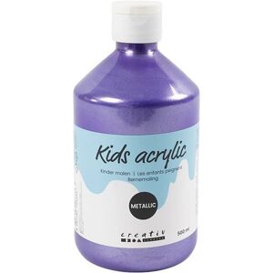 Creativ Company Acrylfarbe Metallic, Metallic, Violett, 500 ml/ 1 Fl. Creativ Company Acrylfarbe Metallic, Metallic, Violett, 500 ml/ 1 Fl.