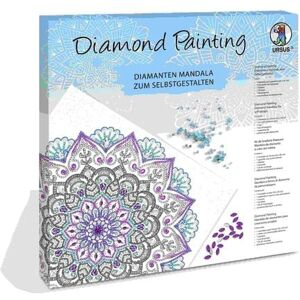 Ludwig Bähr URSUS Erwachsenen-Bastelsets Diamond Painting, Diamanten Mandala, türkis/lila/anthrazit, Set 12 Ludwig Bähr URSUS Erwachsenen-Bastelsets Diamond Painting, Diamanten Mandala, türkis/lila/anthrazit, Set 12