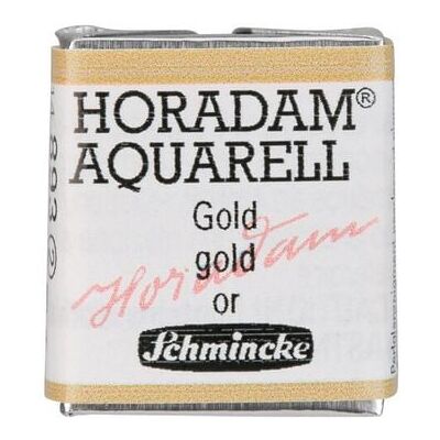 Schmincke - Acquarello Horadam 1/2 Godet 893-Oro - Paint Schmincke - Acquarello Horadam 1/2 Godet 893-Oro - Paint