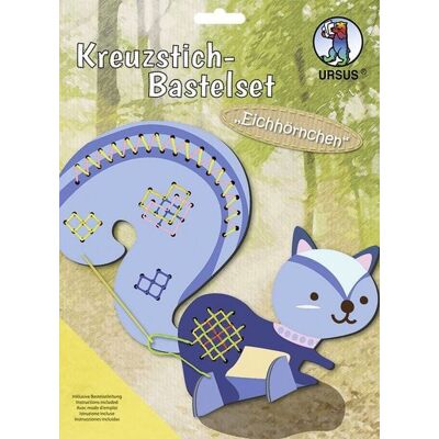 Ludwig Bähr URSUS Sticken Kreuzstich-Bastelset Eichhörnchen Ludwig Bähr URSUS Sticken Kreuzstich-Bastelset Eichhörnchen