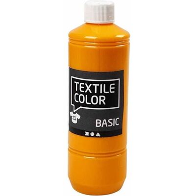 Creativ Company Textilfarbe, Gelb, 500 ml, 1 Flasche Creativ Company Textilfarbe, Gelb, 500 ml, 1 Flasche